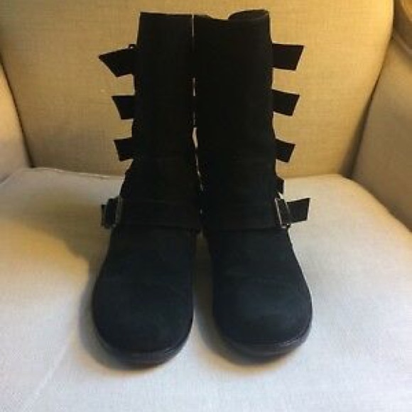Giuseppe Zanotti Black Moto Boots Buckles Cobain - Picture 5 of 8